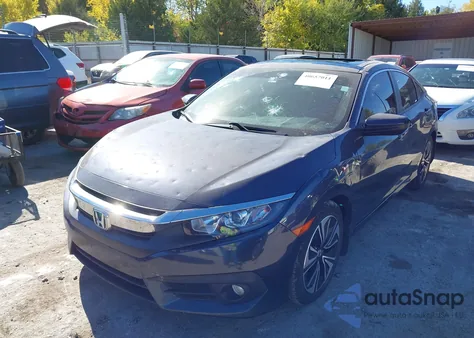 2018 Honda Civic Ex-L from USA, damaged, VIN JHMFC1F71JX032135